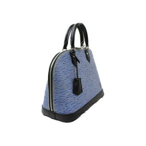 Louis Vuitton Epi Alma Handbag Denim Blue